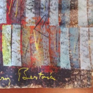 Harry Bertoia Pink Monotype Silk Scarf